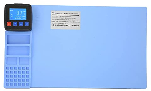 POENVFPO Tappetino Riscaldante per Riparazione Telefono, Tappetino Riscaldante per Separatore Schermo LCD per Smartphone, Strumenti di Riparazione Telefono (Spina europea)