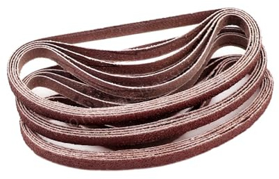 Cinta Lijadora 10 bandas de lijado 533 x 9 mm, grano 40-1000, for pulir metales, accesorios for lijadora banda(180)