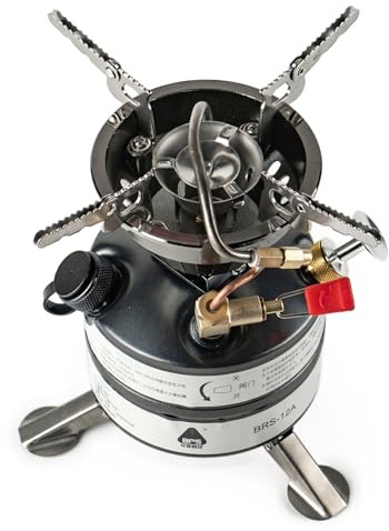 Réchaud de camping multi-combustibles 2120 W, réchaud à essence portable haute puissance avec adaptation à l'altitude pour le camping en plein air