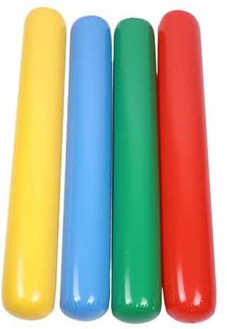 Lufaze Lot de 4 nouilles de piscine gonflables pour voyage, jeux aquatiques pour l'extérieur, nouilles de natation pour piscine en plein air, rivière, lac, fête, vacances, réunion du week-end