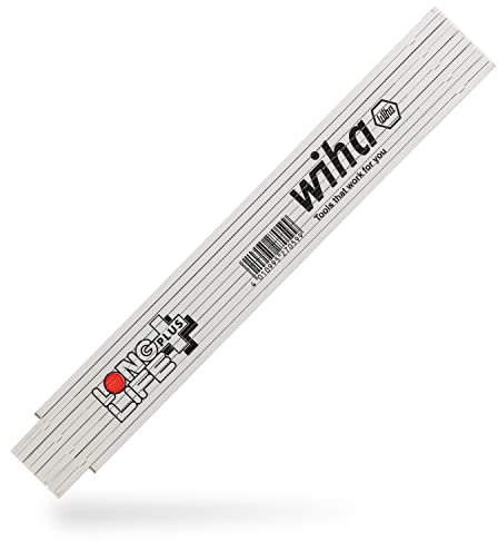 Wiha Meterstab Longlife® Plus Composite 2 m metrische Skala, (27059) 10 Glieder
