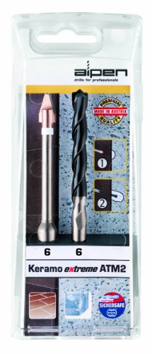 ALPEN Bohrer-Set Keramo extreme + Profi Beton ø 6 mm 2-teilig