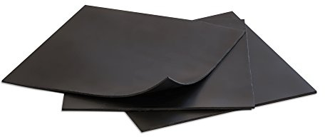 MATNIKS Solid Neoprene Rubber Sheets Black 6x6-Inch by 1/16 (Pack of 3) for Pipe Insulation Plumbing Gaskets DIY Material Supports Leveling Sealing Bumpers Protection Insulation