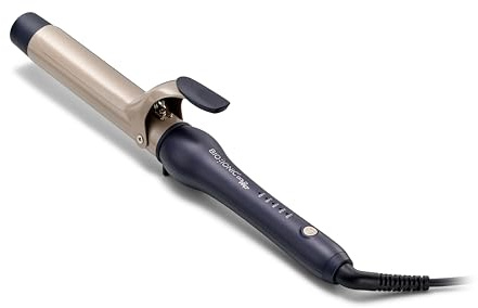 Bio Ionic GoldPro 1.25 Curling Iron, Blue, Moisturising Heat & 24K Gold MX, New & Improved 12% Longer Barrel Ceramic Curling Iron, Adjustable Heat, Versatile Hair Styling Wand for Long-Lasting Curls