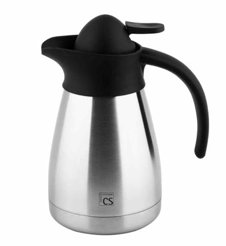 CS matlagningssystem rostfritt stål vakuumkanna Cottbus termokanna med dubbelväggig isolering (0,5 liter)