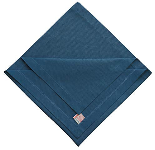 Mitteldecke Maritime Tischdecke Atlantik Blau Uni 70 x 70 cm passend zur Serie Atlantik
