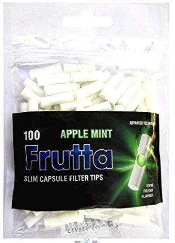 FRUTTA Apfelminz-Kapselfilterspitzen, Beutel mit 100 Tips