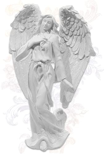 Ángel decorativo Fortune – Figura de ángel de la guarda – Altura 17 cm – Figura decorativa Fe Esperanza Amor