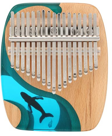 Kalimba Instrument, Daumenklavier, Kalimba Daumenklavier, Schlüssel Daumenklavier aus Mahagoni Finger Piano Mini Kalimba Akkordeon Kinder für Kinder Erwachsene Anfänger