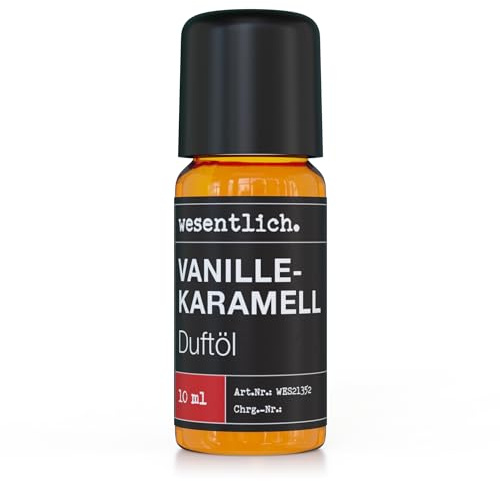 wesentlich. Huile parfumée vanille caramel pour lampe à parfum et diffuseur 10 ml