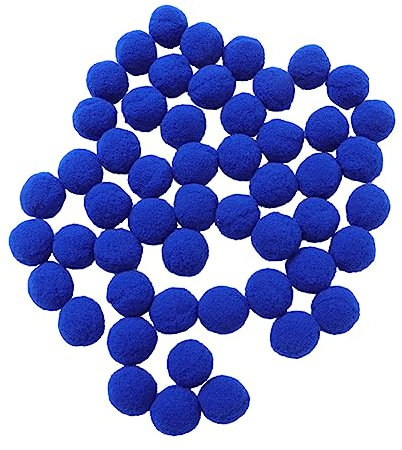 NUOBESTY 500 Stück Bunte Flauschige Kugeln Garn Pom Pom Pompons Für Diy-material Basteln Pom Pom Bälle Mehrfarbige Pompons Diy Pom Pom Pompons Für Das Handwerk Hohe Elastizität Wollknäuel