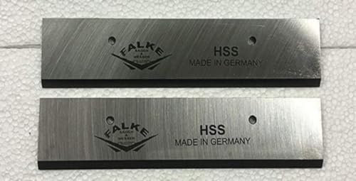 6 Stück Leitz Hobelmesser HSS 230x30x3mm mit 2 Gewinde HSS