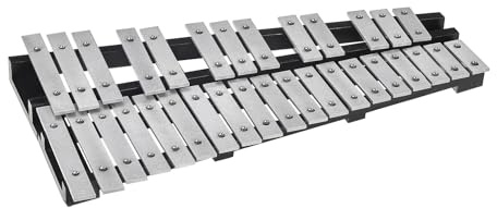 VEVOR Kit Campana Xilofono Glockenspiel a 32 Note, Strumento a Percussione con Mazze, Bacchette e Borsa Trasporto, Strumenti a Percussione Xilofono Glockenspiel Professionale per Adulti e Studenti