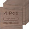 ROWOOD Sperrholzplatte 6mm 300x300mm 4Stück Walnuss holzplatte Zuschnitt Nach Maß Unbehandeltes Bastelhölzer Holz für Modellbau Laserschnit Laser Gravur Holz Brennen Malerei CNC