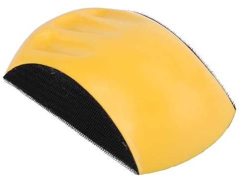 Bloque de Lijado Manual, Placa de Respaldo de Gancho de Espuma de PU Elástica, para Lijadoras Pulidoras (6 pulgadas 150 mm)
