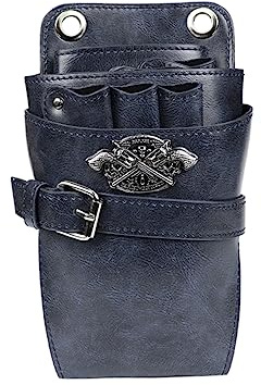 COLLBATH 1stück Retro Friseurtasche Pu Gürteltasche Für Friseure Tragbare Aufbewahrung Für Haarschneidewerkzeuge Vielseitiger Haarschnitt-organizer