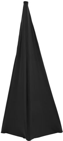 YARNOW Cubierta del Altavoz Universal Polvo Stander Stands Cubierta de Malla para trípode de Altavoz Pararse Tela vocero Cubierta del Soporte del Altavoz paño de Parrilla de Altavoz Negro