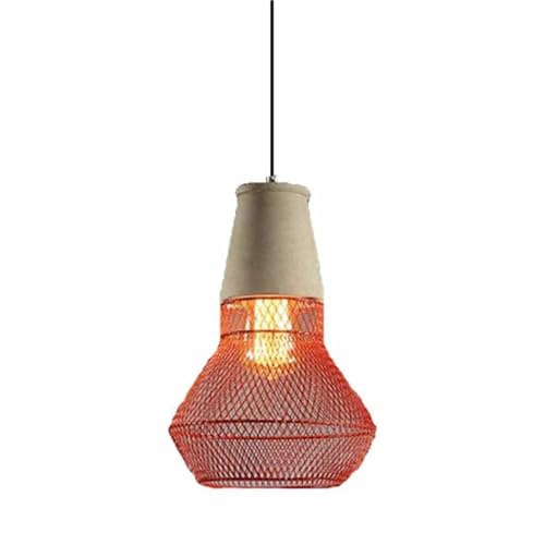 Garden parasols Nordic Retro Frosted Iron Chaner Adjustable Height Ceiling Light LED Warm Light 3000K Single Head Pendant Lamp for Kitchen Island Restaurant Loft Barn Living Room Outdoor parasols