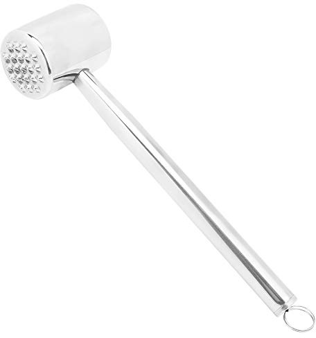 Respicefinem Stainless Steel Household Meat Tenderizer Steak Meat Hammer Kitchen Tool Cooking Supplies