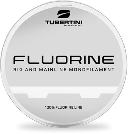 Tubertini 2xx Fluorine - Monofilo Nylon coatizzato con Fluorocarbon per pesca, alta resistenza, morbido e protetto UV