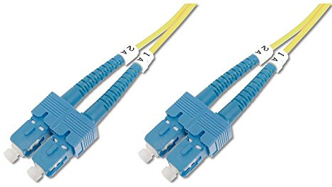 DIGITUS DK-2922-05 – Cavo In Fibra Ottica OS2 – 5 m – da SC a SC – Duplex – 1/10 Gbit/s – Cavo LAN In Fibra Ottica Monomodale SM – Tipo Di Fibra: 9/125 µ – Giallo (Yellow)