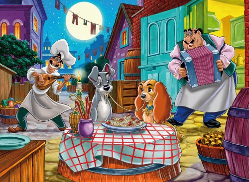 Clementoni Puzzle 26870.2 60T Lady & The Tramp: Romantic Night