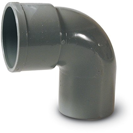 Anzapack 857702K - Coude en PVC de 87° mâle-femelle de 40 mm.