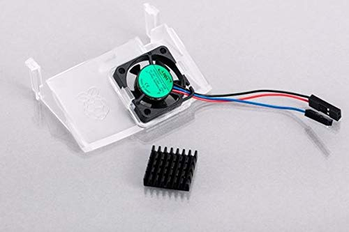 Raspberry Pi Foundation Offizieller Gehäuselüfter und Kühlkörper für Raspberry Pi 4, 18 mm × 18 mm × 10 mm, 1,4 CFM, für Desktop, Raspberry Pi, Elektronik-Bauteil, Kühlkörper und Lüfter