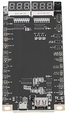 Placa de Activación de Batería con Puerto Tipo C y USB, Compatible con iOS 5G-13 Pro y Android, Monitor de Voltaje en Tiempo Real