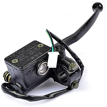Yeruvce Mango de Motocicleta Pinza de Líquido de Freno Maestro para Yamaha 125Cc Ybr 125 Conjunto de Cilindro de Bomba Hidráulica de Freno Delantero, Derecho