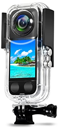 Custodia impermeabile per fotocamera Insta 360 One X3, custodia protettiva subacquea fino a 40 m con accessori per staffa