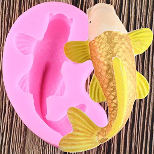 Seifenformen, 7,2 x 4,9 cm, Meereslebewesen, Fisch-Silikonform, Fondant, Kuchendekoration, Werkzeuge, Harz, Ton, Seife, Süßigkeiten, Schokolade, Blütenpaste, Formen
