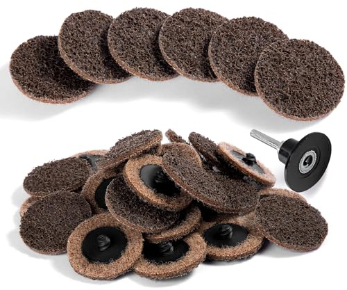 Shawya 25 PCS Sanding Discs 2 Inch Coarse Quick Change Disc with 1/4 Shank