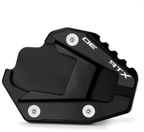 Motorrad Seitenständer Unterlage Für Ducati Für DesertX 2022 2023 Motorrad CNC Aluminium Fuß Ständer Seitenständer Vergrößern Verlängerungsplatte Ständer Fuß (Color : 1)