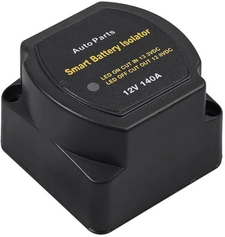 BUGUUYO Doppelter Batterietrenner Für Auto Spannungsrelais Autorelais Trenner Batterie Isolator Smart Relais