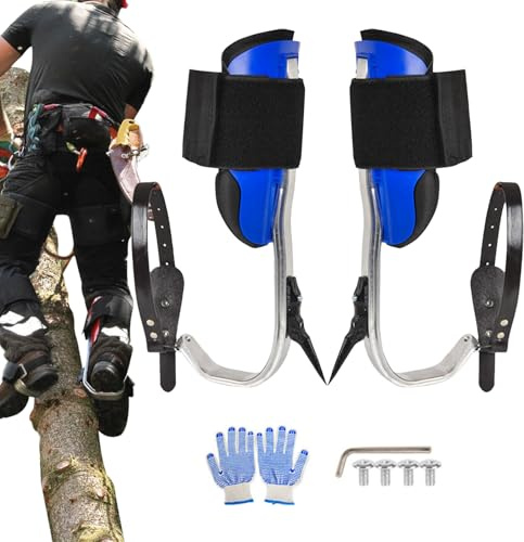Kletterausrüstung für Bäume aus Aluminiumlegierung | sicheres und robustes Werkzeug für Palmen | für Sportkletterbegeisterte, Survival Dschungel Aventur