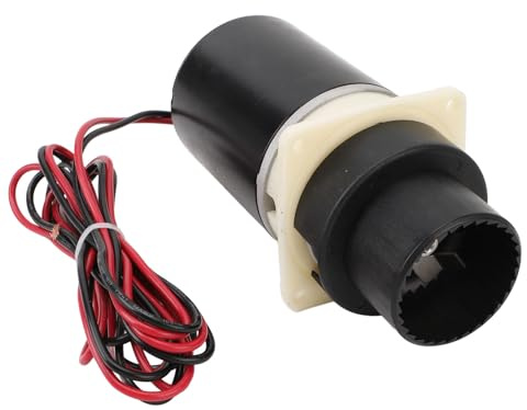 Tbest RV Toilet Motor Pump Efficient Quiet Flush 12V Electric Assembly for 37045 37245 Toilets and 37275 37075 Designer Style ABS Metal Material