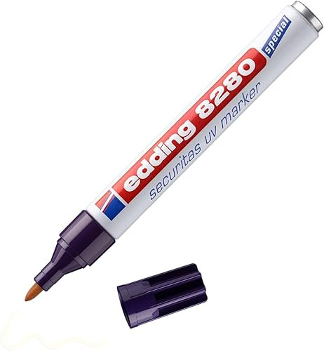 edding 4-8280100_2 Permanent-Marker, UV Marker (UV Marker, 1 stück (1er Pack))