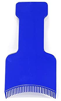 Spatola per mèches dentata - Blu