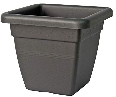 Euro3Plast 1705.62 Kübel Krea 40 cm, quadratisch, anthrazit