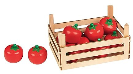 Goki 51676 - Kaufläden und Zubehör - Tomaten, Gemüsekiste