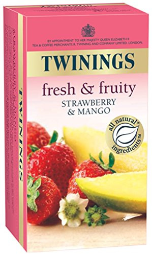 Twinings Mango e Fragole 20 Bustine di Tè Confezione da 20