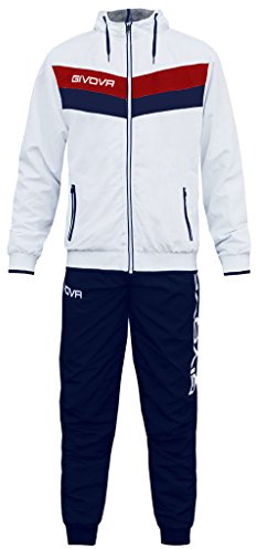 GIVOVA TUTA MATADOR MICROFIBRA BIANCO/BLU Tg. S