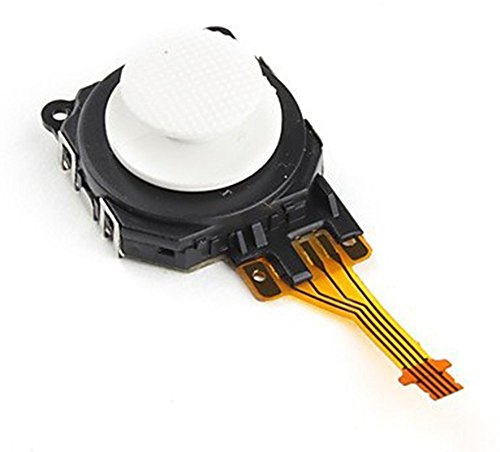White Replacement 3D Button Joystick Analog Rocker with Cap for PSP 3000 3001 Repair Part
