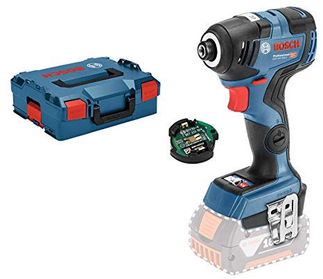 Bosch Professional 18V System Akku Drehschlagschrauber GDR 18V-200 C (max. Drehmoment: 200 Nm, Schrauben M6 - M16, 1/4-Innensechskant, Connectivity Modul, ohne Akkus und Ladegerät, in L-Boxx)