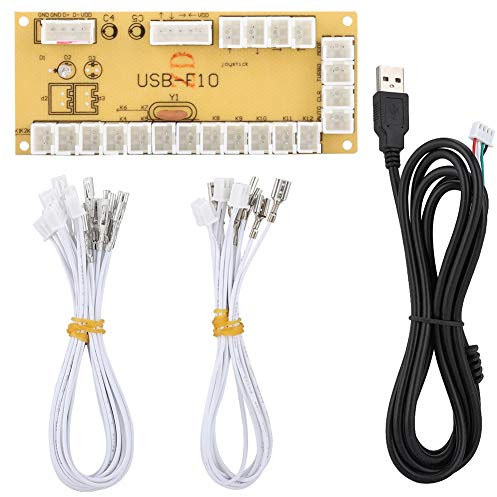 Denash PCE Universal USB-Spiel Joystick-Leiterplatte, Rocker-Leiterplatte Controller Control Board-Montage-Unterstützung Laptop für 98 / ME/XP/Vista