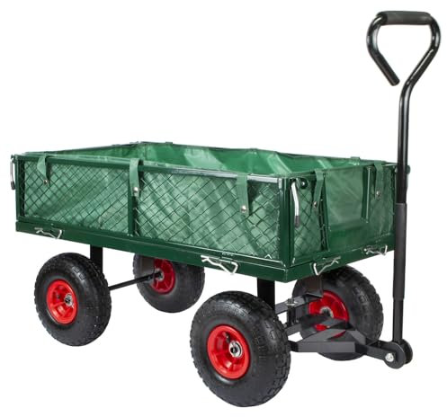 Komodo GARDEN TROLLEY with Sack Liner All-Terrain Gardening Cart (Large)