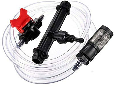 BE-TOOL Dispositivo de riego de jardín, kit de tubo de agua del interruptor del inyector del fertilizante Venturi del fertilizante de la irrigación G3/4