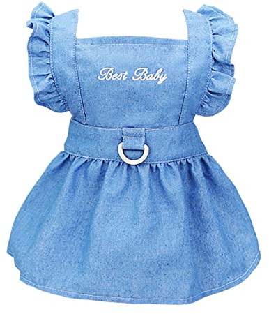 Vestido de Perro Cachorro Falda de Lujo Ropa Vestidos de Princesa Noche de Boda Falda Tutú Falda de Mezclilla para Perro Pequeño Niña