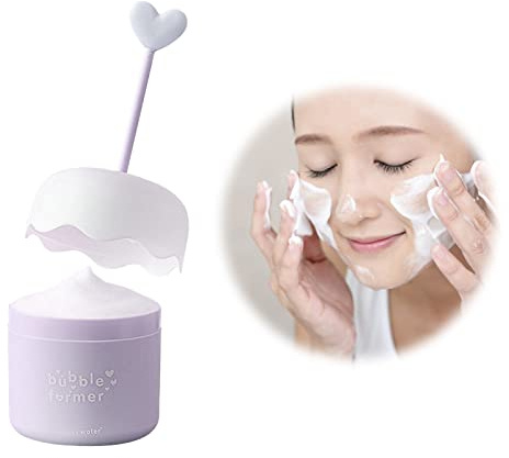 Limpiador facial Foamer Cup Cute Face Cleanser Bubbler Travel Cuidado de la piel Fabricante de espuma Limpiador facial portátil Foam Maker Cup para niñas Lavado de cara Herramientas de ducha